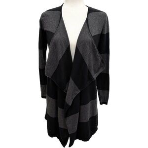 Ann Taylor Loft Gray and Black Cardigan Size XS